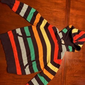 Crew Cuts Colorful Striped Hoodie Sweater